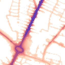 Daytime road noise heatmap for LE4 6BG