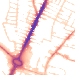 Daytime road noise heatmap for LE4 6DH