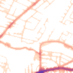 Daytime road noise heatmap for LE4 6EJ