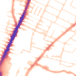 Daytime road noise heatmap for LE4 6FD