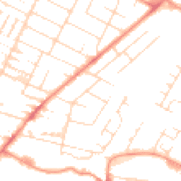 Daytime road noise heatmap for LE4 6GP