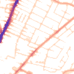 Daytime road noise heatmap for LE4 6JA