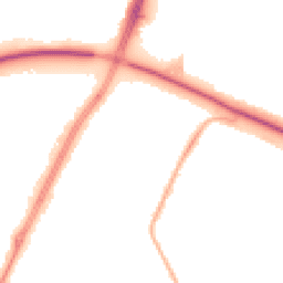 Night-time road noise heatmap for LE4 7NA