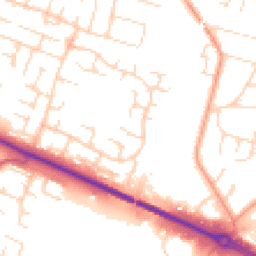 Daytime road noise heatmap for LE4 7WG