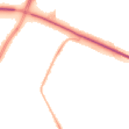 Night-time road noise heatmap for LE4 7YA