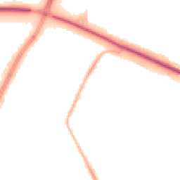 Night-time road noise heatmap for LE4 7ZW