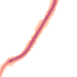 Night-time road noise heatmap for LE4 8DD