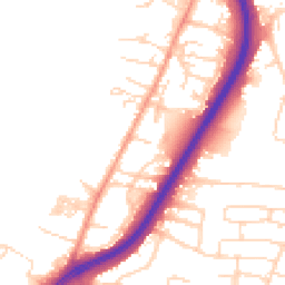 Daytime road noise heatmap for LE4 8DR