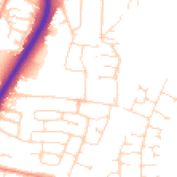Daytime road noise heatmap for LE4 8DY