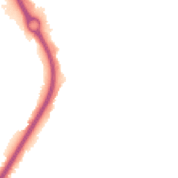 Night-time road noise heatmap for LE4 8FL