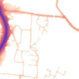 Daytime road noise heatmap for LE4 8FP