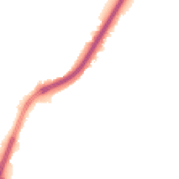 Night-time road noise heatmap for LE4 8JB