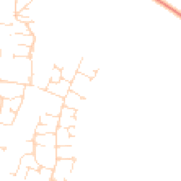 Daytime road noise heatmap for LE4 8PJ