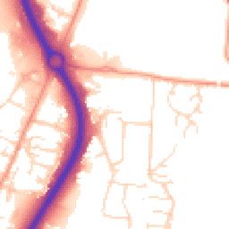 Daytime road noise heatmap for LE4 8PP