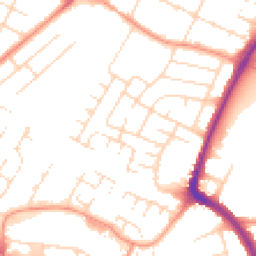 Daytime road noise heatmap for LE4 9BS