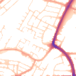 Daytime road noise heatmap for LE4 9BT