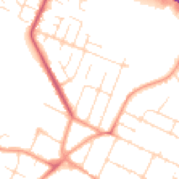 Daytime road noise heatmap for LE4 9GE