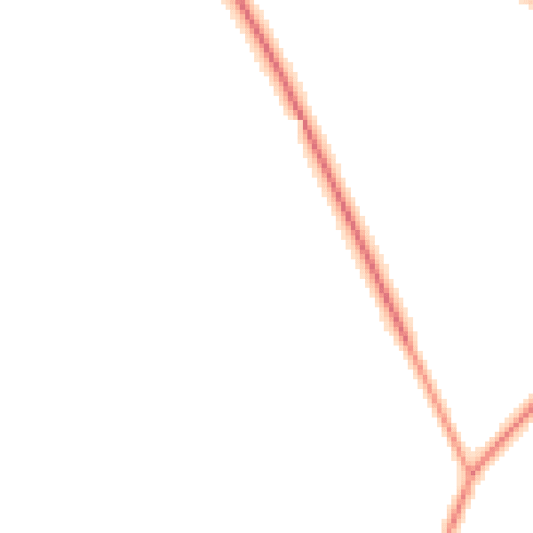 Daytime road noise heatmap for LE6 0AG