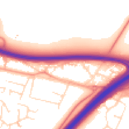 Daytime road noise heatmap for LE6 0AX