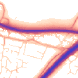 Daytime road noise heatmap for LE6 0AY