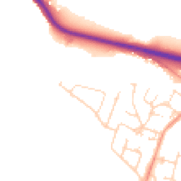 Daytime road noise heatmap for LE6 0BF