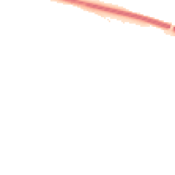 Night-time road noise heatmap for LE6 0BU