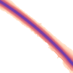 Night-time road noise heatmap for LE6 0BZ