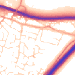 Daytime road noise heatmap for LE6 0DF