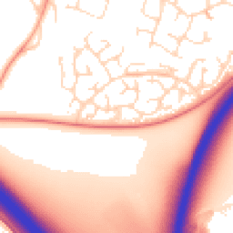 Daytime road noise heatmap for LE6 0EJ
