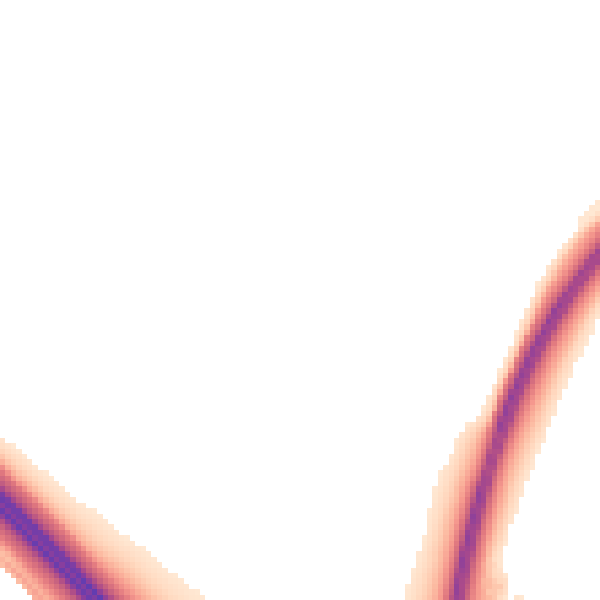 Night-time road noise heatmap for LE6 0EJ
