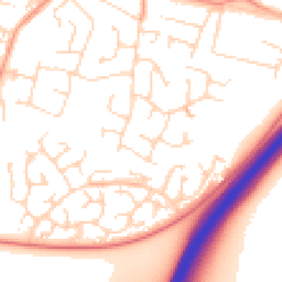 Daytime road noise heatmap for LE6 0ES