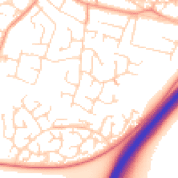 Daytime road noise heatmap for LE6 0ET