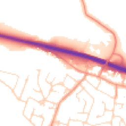 Daytime road noise heatmap for LE6 0FL