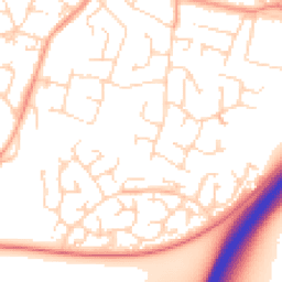Daytime road noise heatmap for LE6 0GB