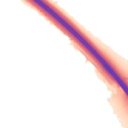 Night-time road noise heatmap for LE6 0GD