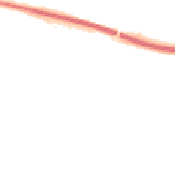 Night-time road noise heatmap for LE6 0GS