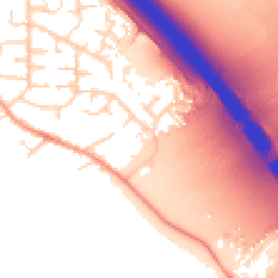 Daytime road noise heatmap for LE6 0HL