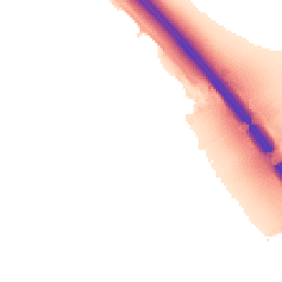 Night-time road noise heatmap for LE6 0HL