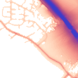 Daytime road noise heatmap for LE6 0JB