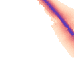 Night-time road noise heatmap for LE6 0JB