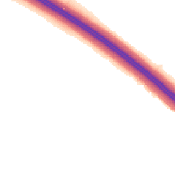 Night-time road noise heatmap for LE6 0LG