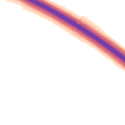 Night-time road noise heatmap for LE6 0LY