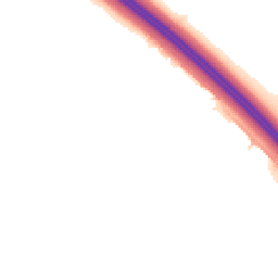 Night-time road noise heatmap for LE6 0NG