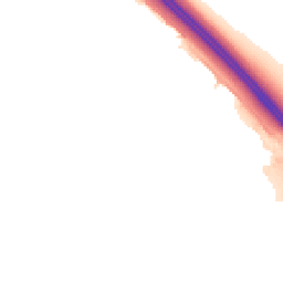 Night-time road noise heatmap for LE6 0NR