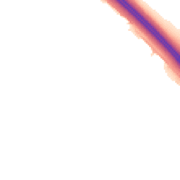 Night-time road noise heatmap for LE6 0NS