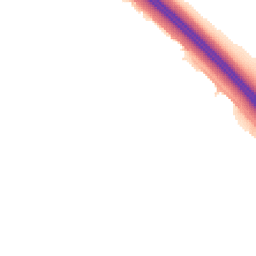 Night-time road noise heatmap for LE6 0NT