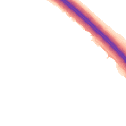 Night-time road noise heatmap for LE6 0NU