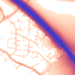 Daytime road noise heatmap for LE6 0QG