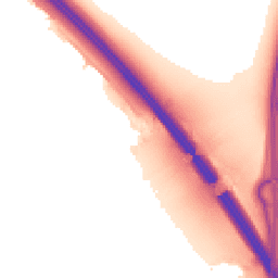 Night-time road noise heatmap for LE6 0SD