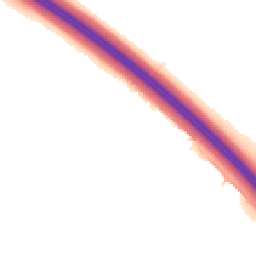 Night-time road noise heatmap for LE6 0XY